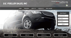 Desktop Screenshot of defoellerautosales.com